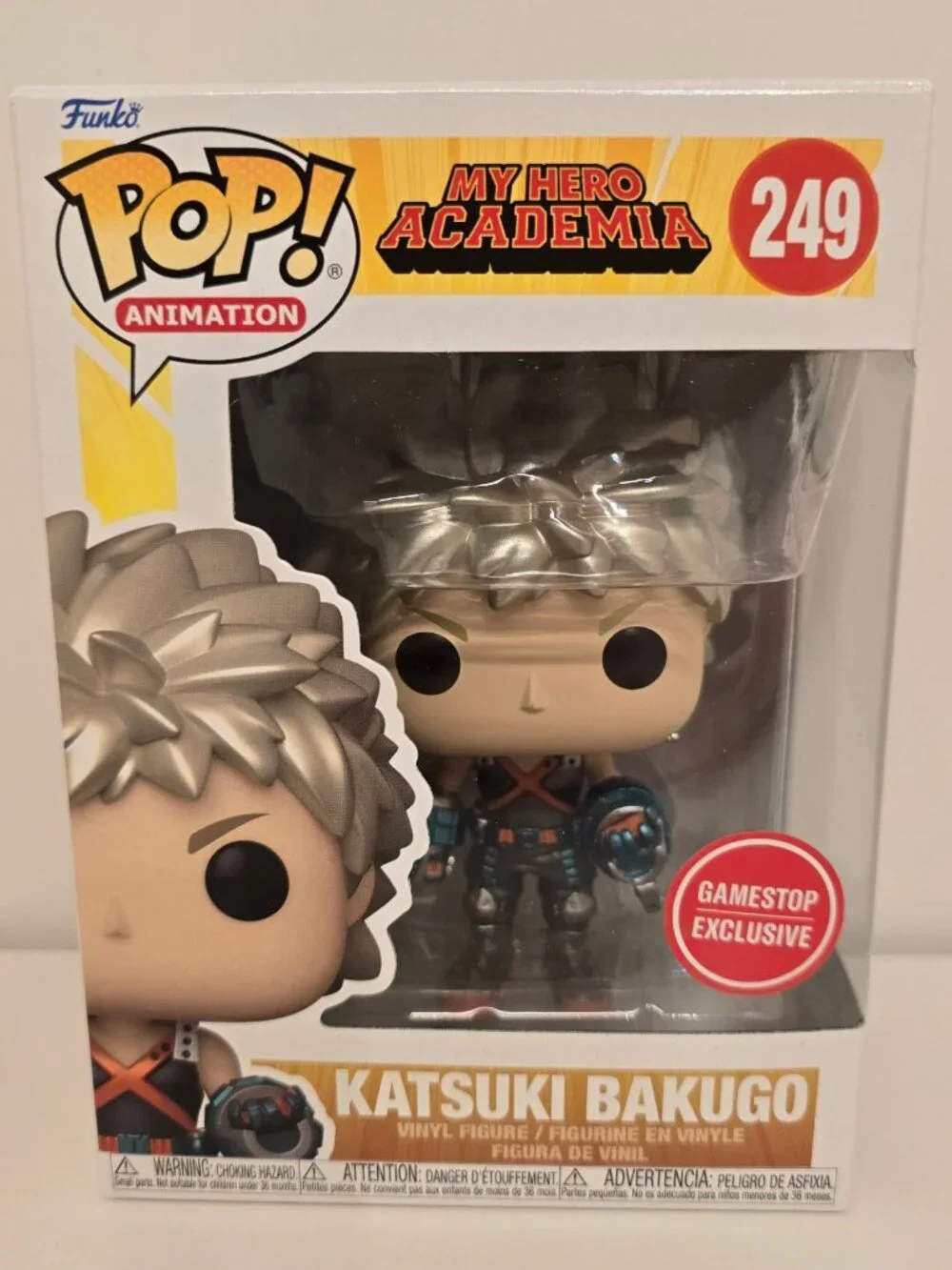 Funko Pop! My Hero Academia - Katsuki Bakugo #249 (Metallic) Gamestop Exclusive